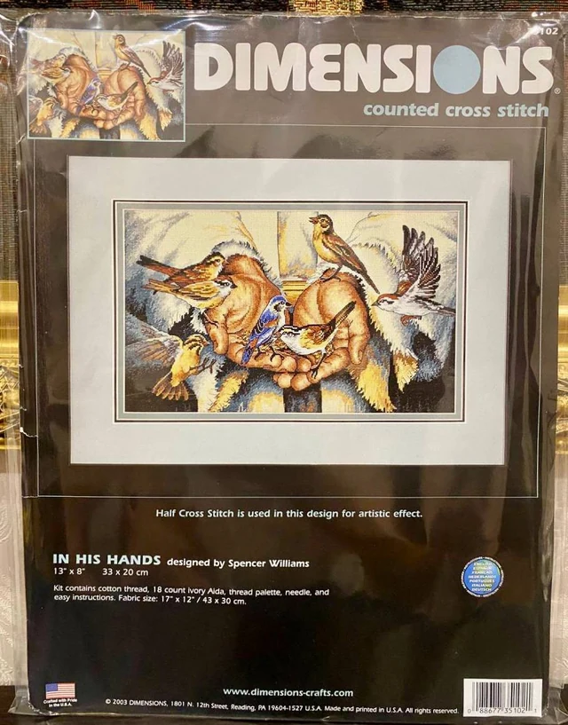 Dimensions “In His Hands”