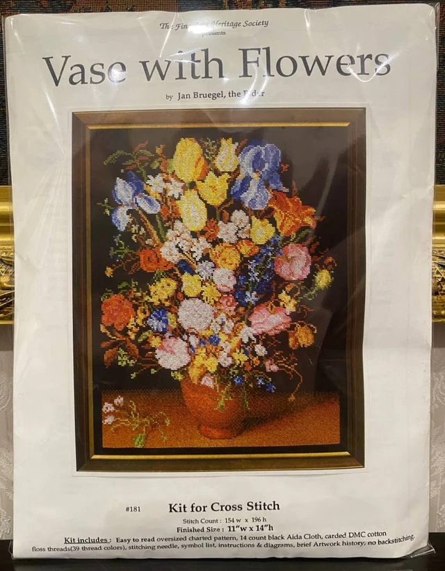 Vase with Flowers “Jan Brueghel the Elder” 🌿