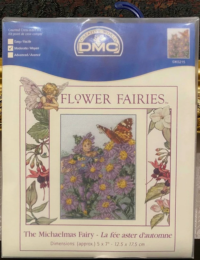 🧚‍♀️💜 DMC Creative World «Flower Fairies» «The Michaelmas Fairy» — Фея осінніх айстр № K5215