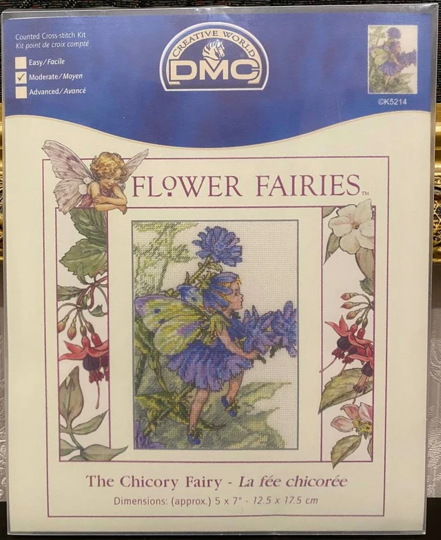 💙🧚‍♀️ DMC Creative World «Flower Fairies» «The Chicory Fairy» — Фея цикорію № K5214