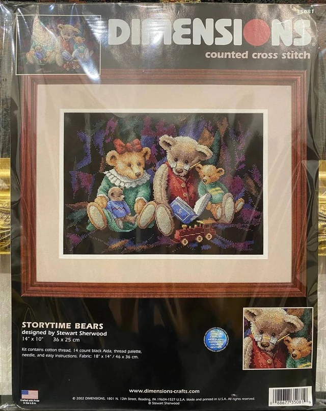 Dimensions #35081 “Storytime Bears” 🧸📖