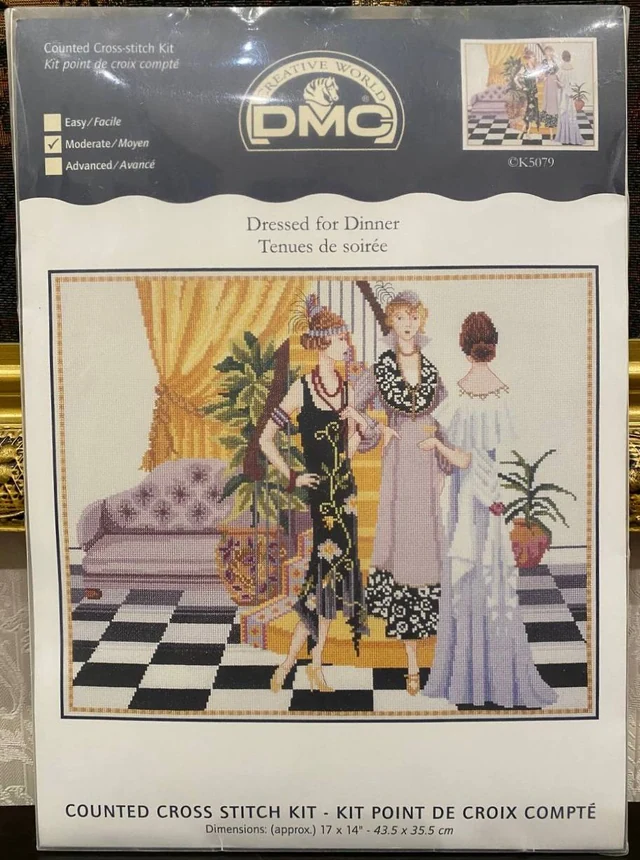 ✨ DMC Creative World — “Dressed for Dinner”