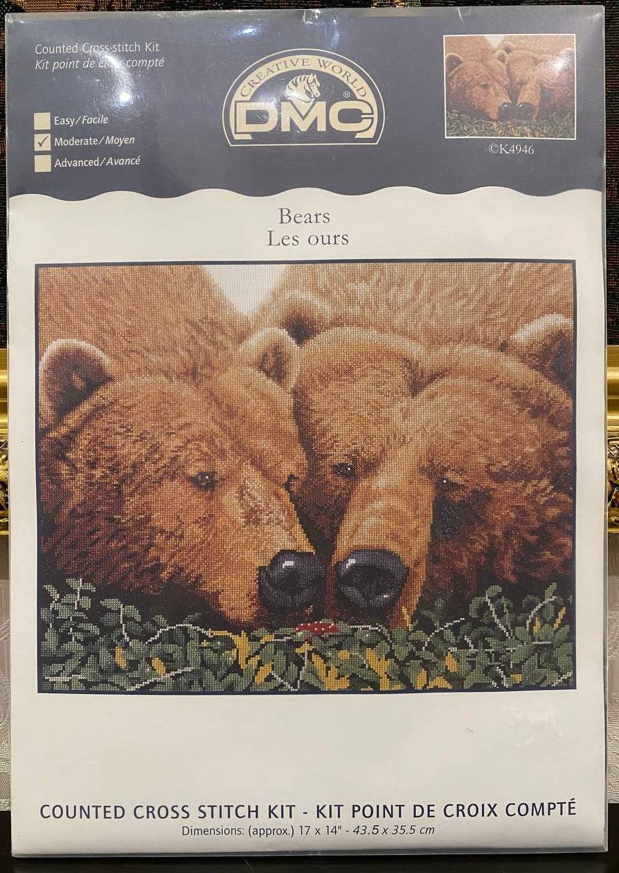 🐻🍓 DMC Creative World “Bears” K4946 — одна ягідка на двох…