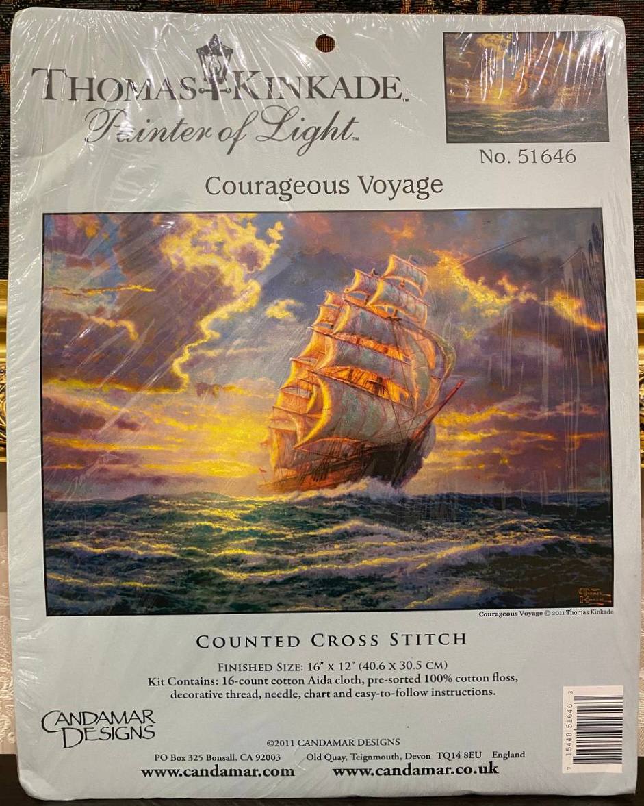 ⛵ Thomas Kinkade — Painter of Light «Courageous Voyage» — «Відважна подорож» 🌊
