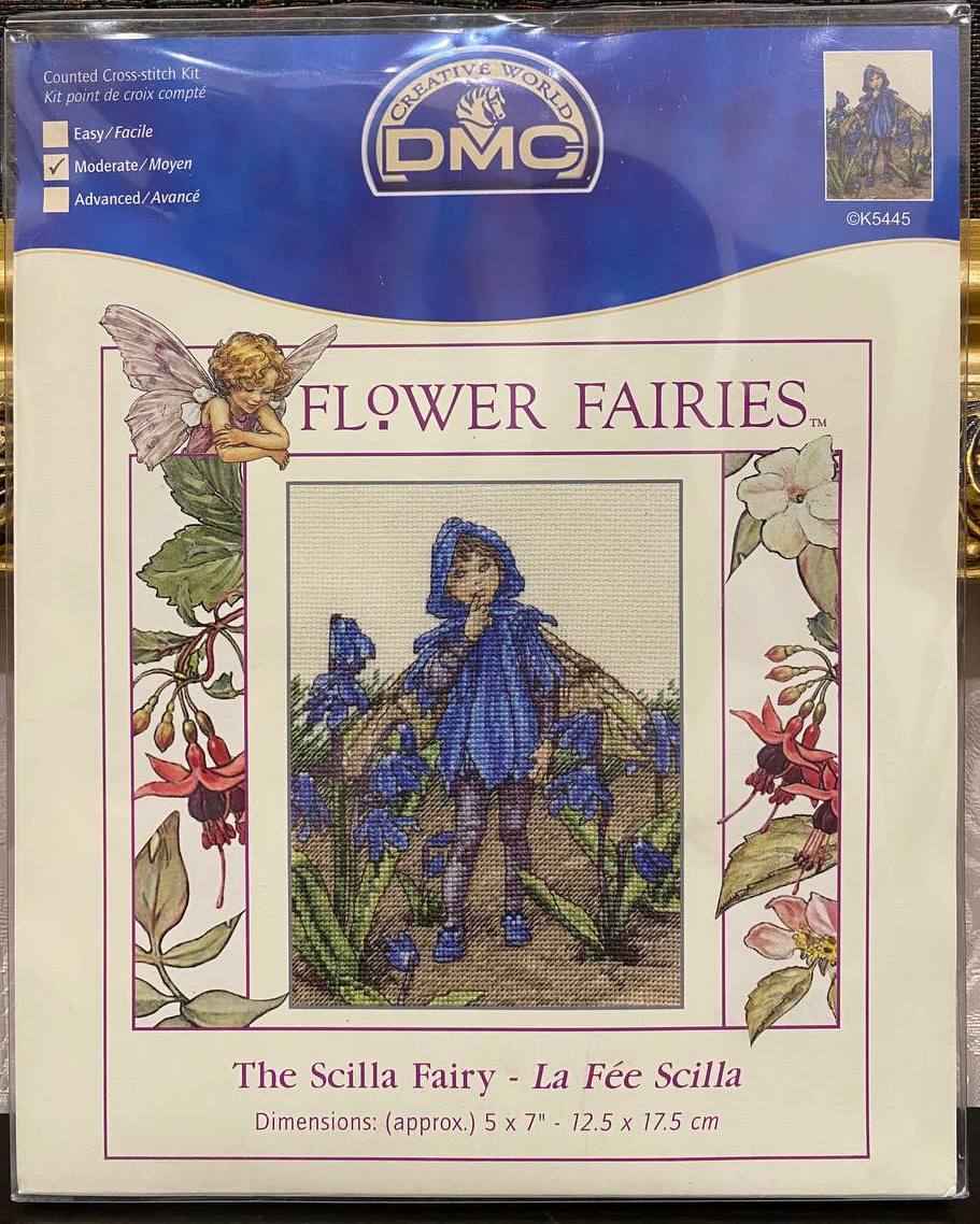 🧚‍♀️💙 DMC Creative World «Flower Fairies» «The Scilla Fairy» — Фея проліски № K5445