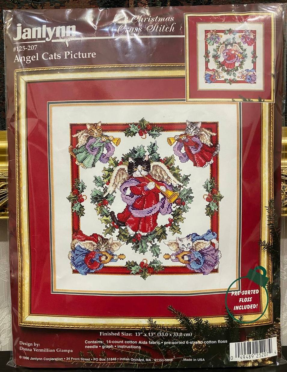 Janlynn #125-207 “Angel Cats Picture” 🎄🐾✨