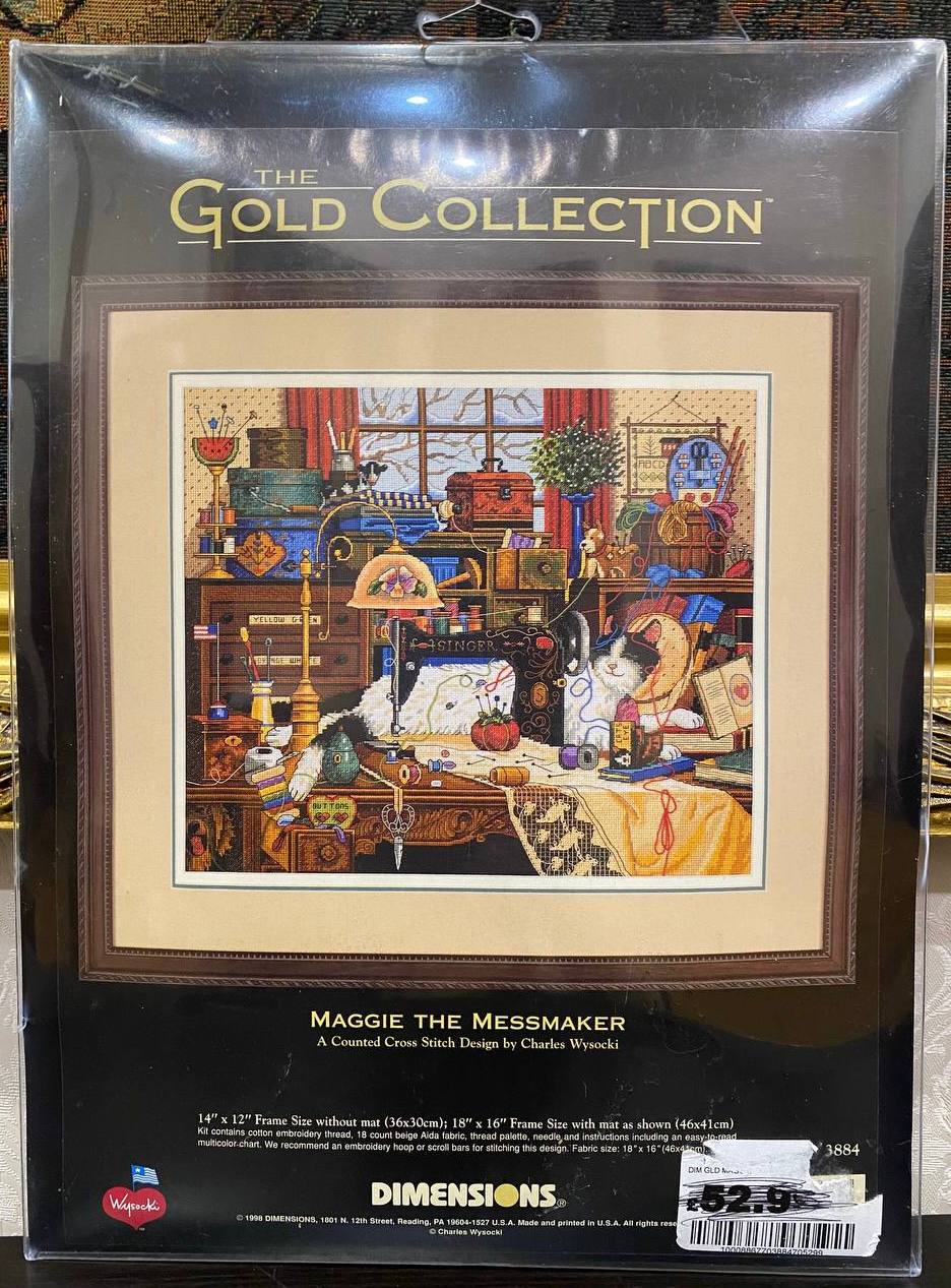🧵🐈 Dimensions Gold Collection — Maggie the Messmaker