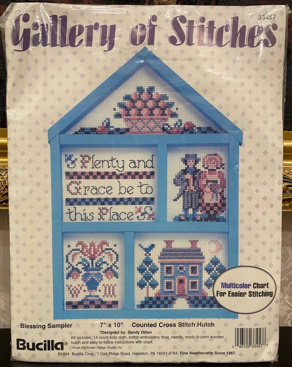 🏡 Bucilla “Blessing Sampler” —  🎨 Sandy Orton