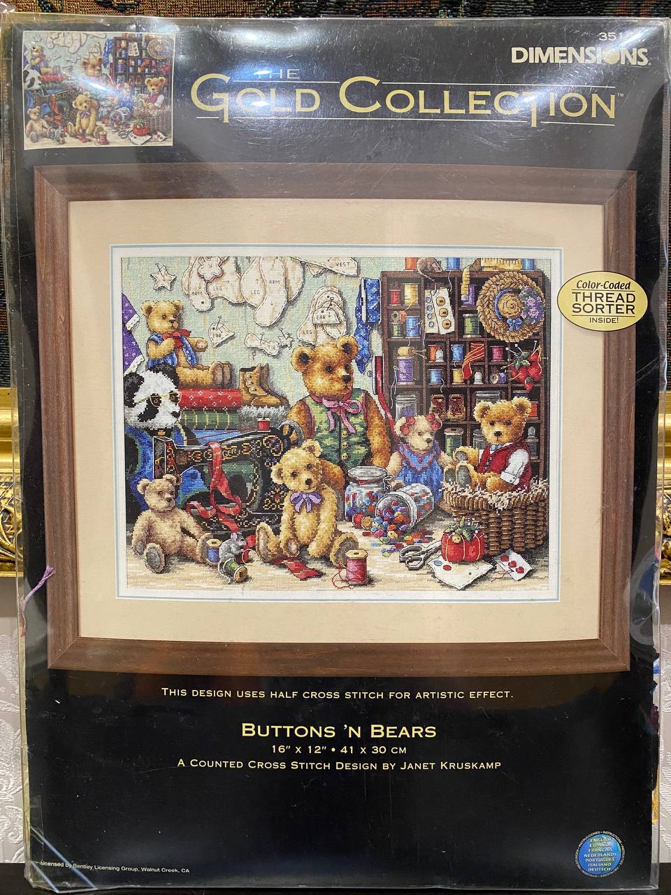 🧸 Dimensions Gold Collection “Buttons ’n Bears» — «Ґудзики та ведмедики” — фото 1