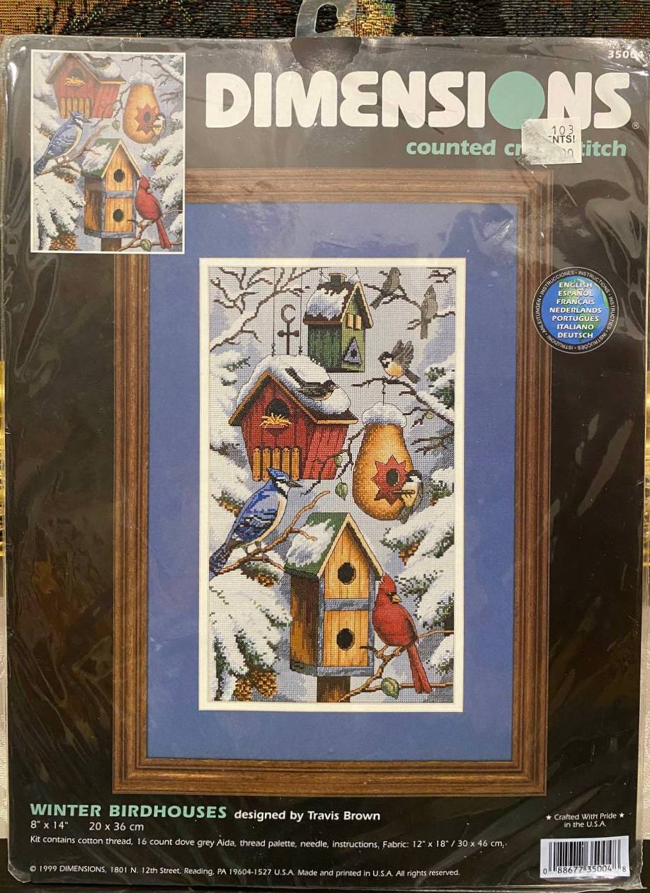 🐦❄️ Dimensions #35004 — Winter Birdhouses — фото 1