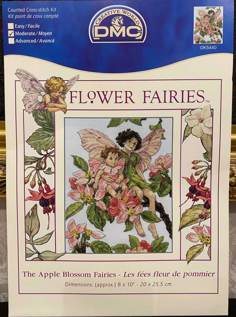 🧚‍♀️🌸 DMC Creative World «Flower Fairies» «The Apple Blossom Fairies» — «Феї яблуневого цвіту» № K5440