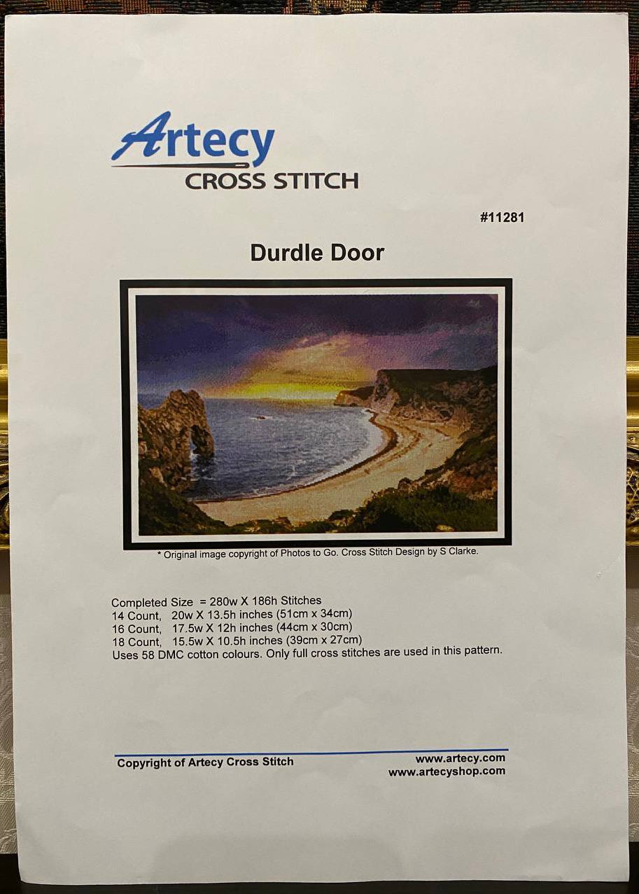 Artecy Cross Stitch #11281 โ โDurdle Doorโ ๐โจ