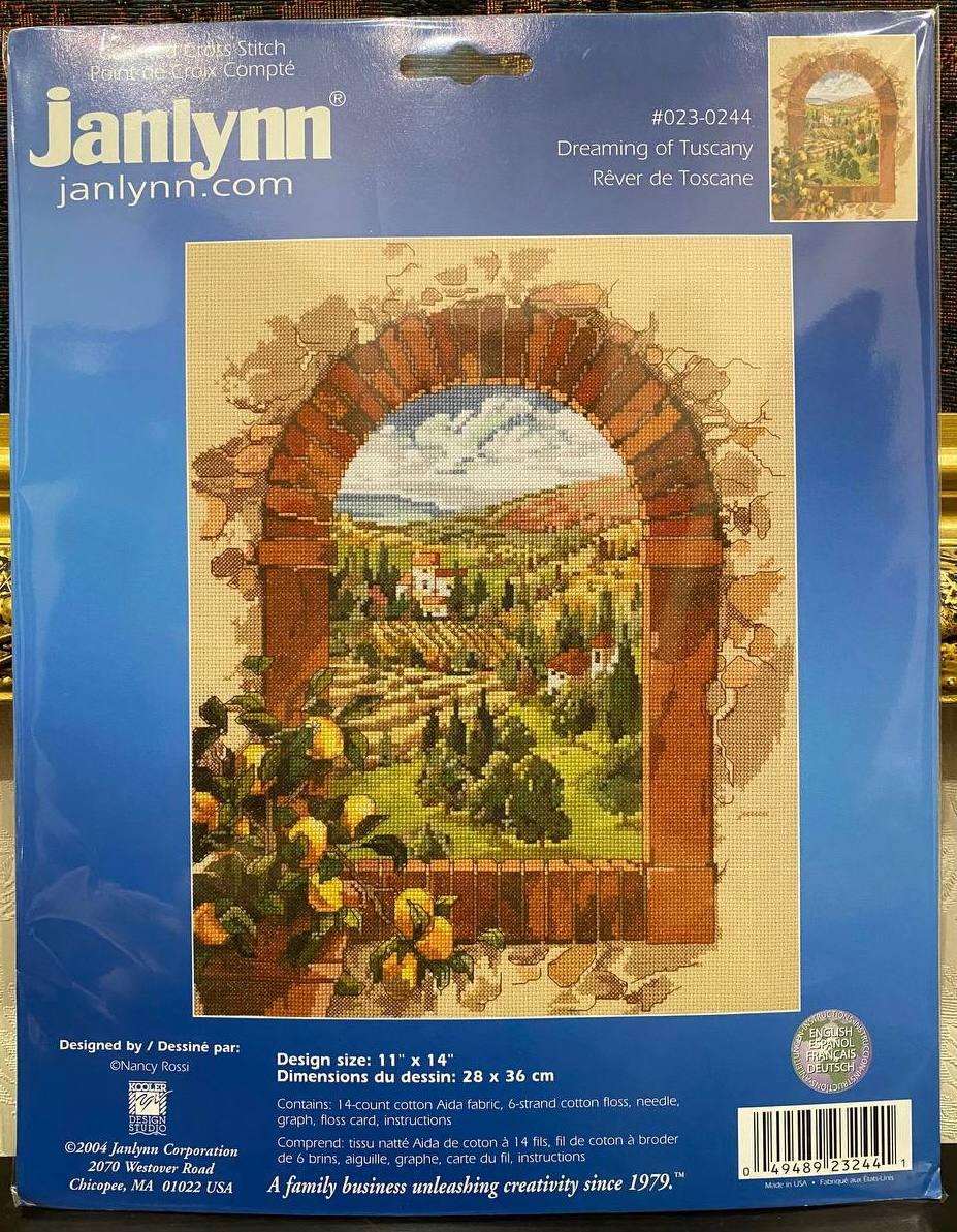 Janlynn #023-0244 — “Dreaming of Tuscany” 🍋🌿