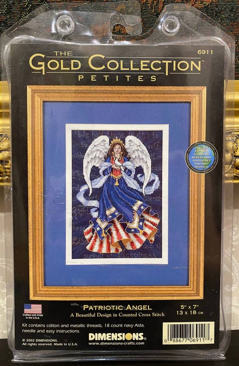 Dimensions Gold Collection Petites #6911 “Patriotic Angel” 🪽🤍