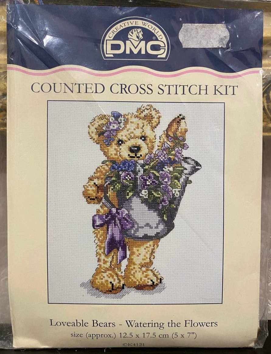 🧸💜 DMC — Loveable Bears «Watering the Flowers»