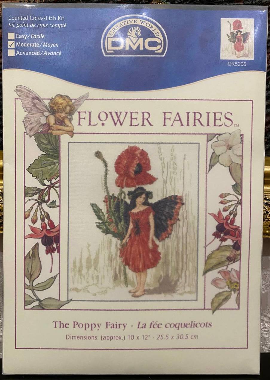 🧚‍♀️🌺 DMC Creative World «Flower Fairies» «The Poppy Fairy» — «Фея маку» № K5206