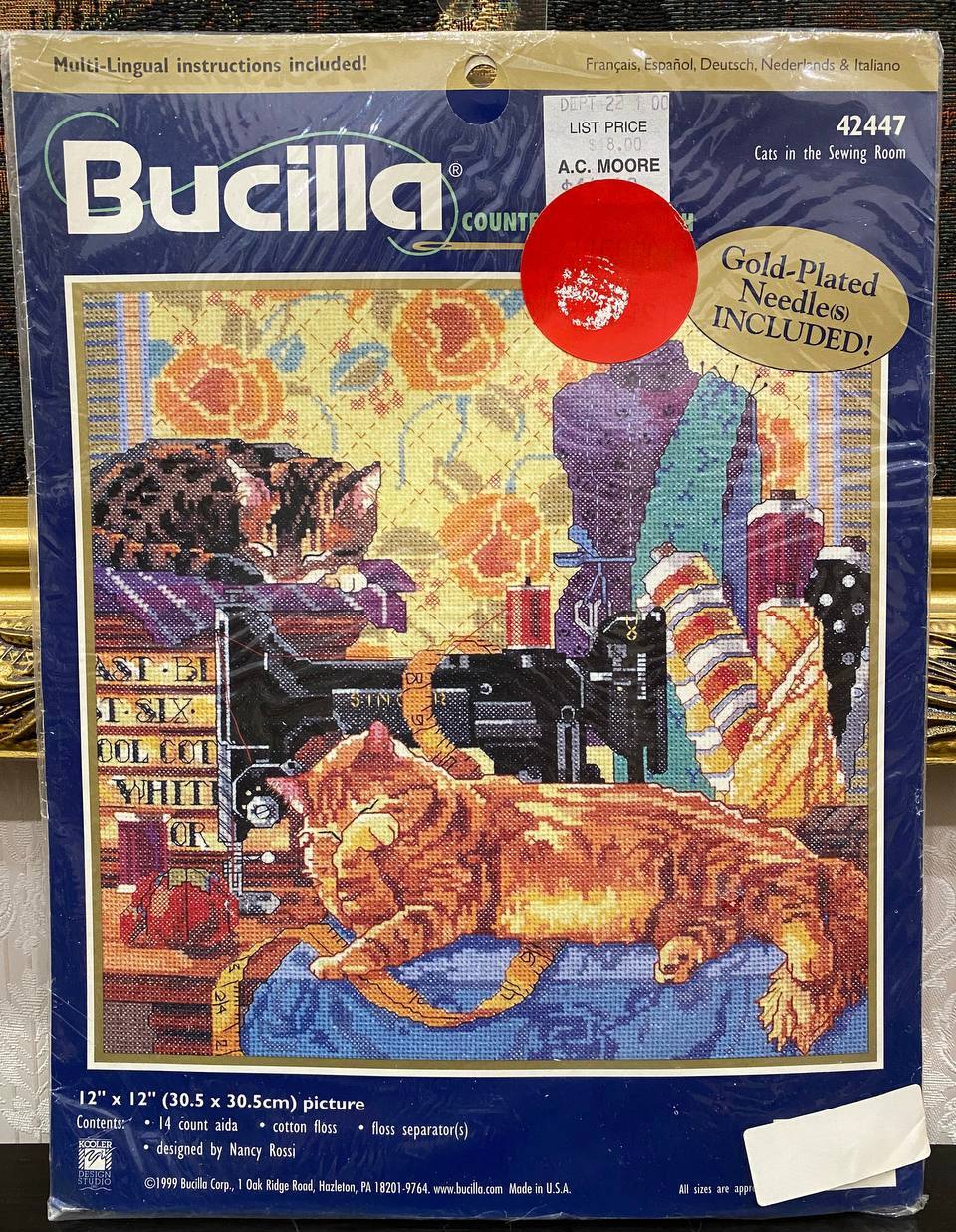 🐾🧵 Bucilla “Cats in the Sewing Room” — коли в домі є котики, творчість ніколи не буває самотньою…