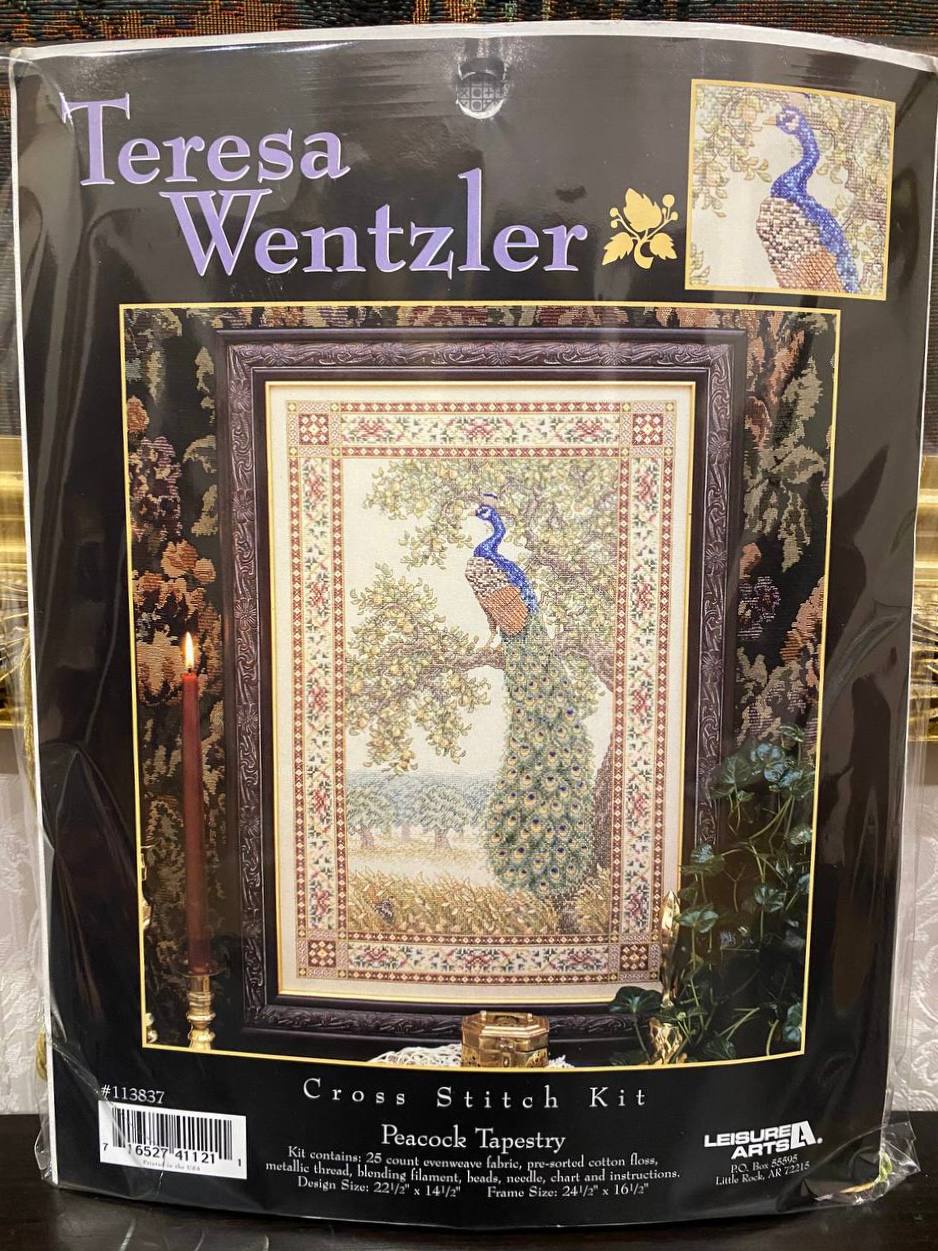 Teresa Wentzler — “Peacock Tapestry” 🦚✨