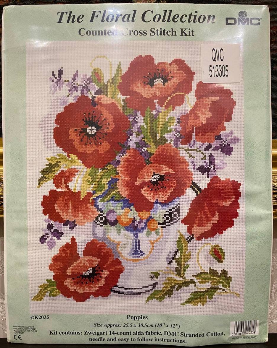 🌺 DMC “Poppies” — маки, у яких стільки життя…