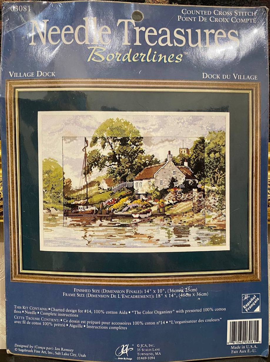 🌿 Needle Treasures Borderlines «Village Dock» № 03081 — фото 1