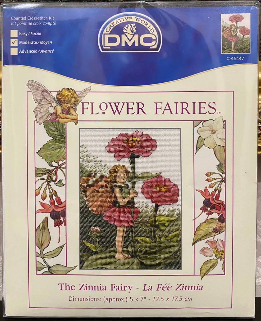 🌸🧚‍♀️ DMC Creative World «Flower Fairies» «The Zinnia Fairy» — Фея цинії № K5447 — фото 1