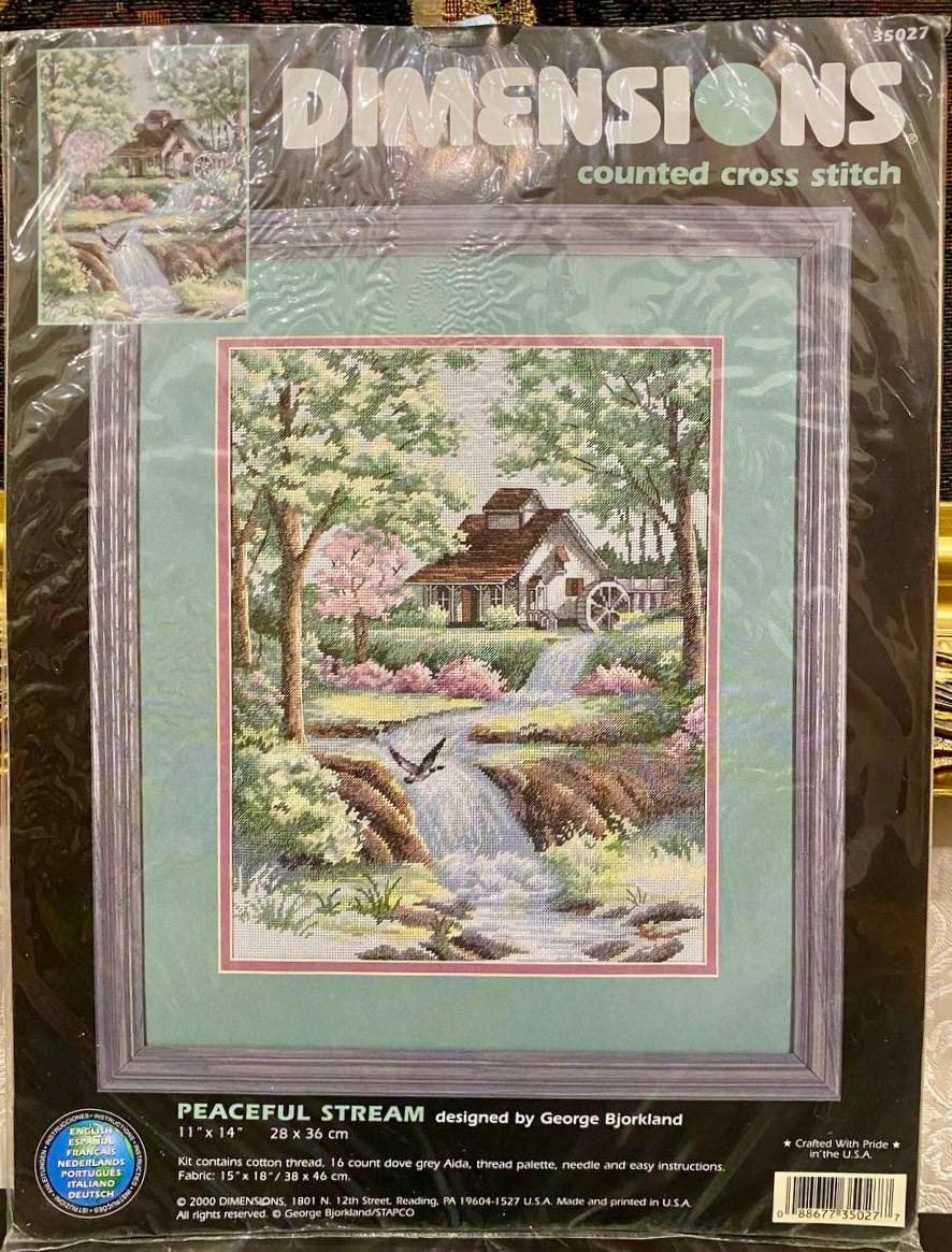 Dimensions #35027 “Peaceful Stream” «Мирний потік»