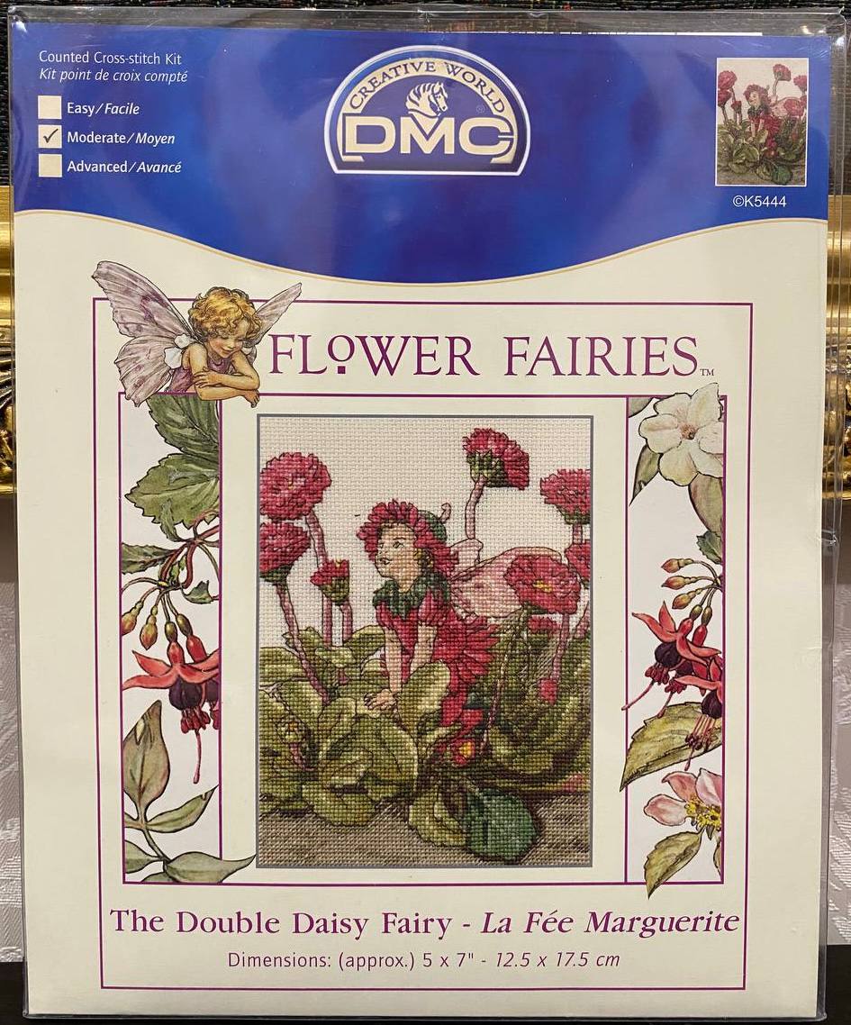 🌸🧚‍♀️ DMC Creative World «Flower Fairies» «The Double Daisy Fairy» — Фея махрової стокротки № K5444