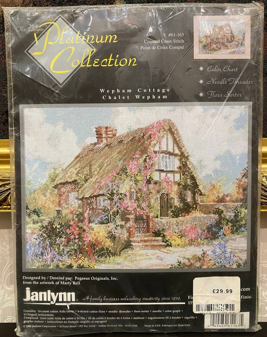 🌹🏡 Janlynn Platinum Collection “Wepham Cottage” — Marty Bell