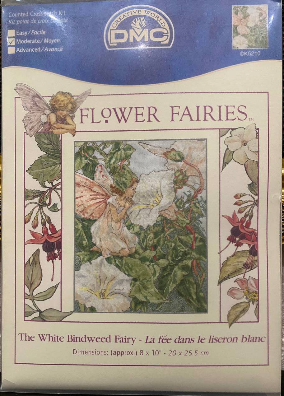 🌸🧚‍♀️ DMC Creative World «Flower Fairies» «The White Bindweed Fairy» — «Фея білого в’юнка» № K5210